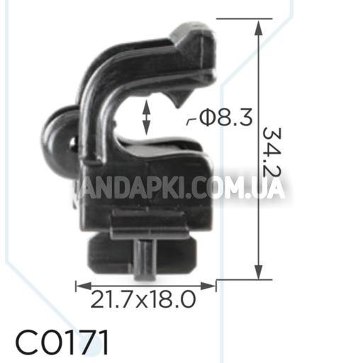 Тримач упору капота Acura/Honda 90677-SE0-003