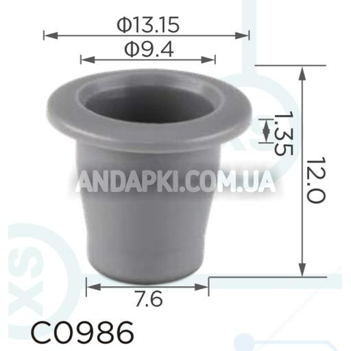 Втулка Opel Seat VW Citroen Peugeot 129943 90355861 6979C6
