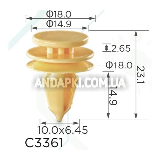 Кліпса Jeep Chrysler 6507055AA 6507686AA