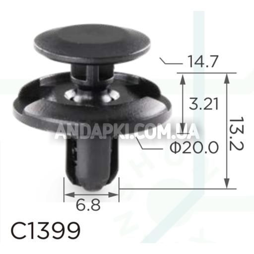 Клипса Mitsubishi Honda Lexus Toyota Fiat Suzuki 71741883 0940907332 9046707164 0155309191 9S9AK07332