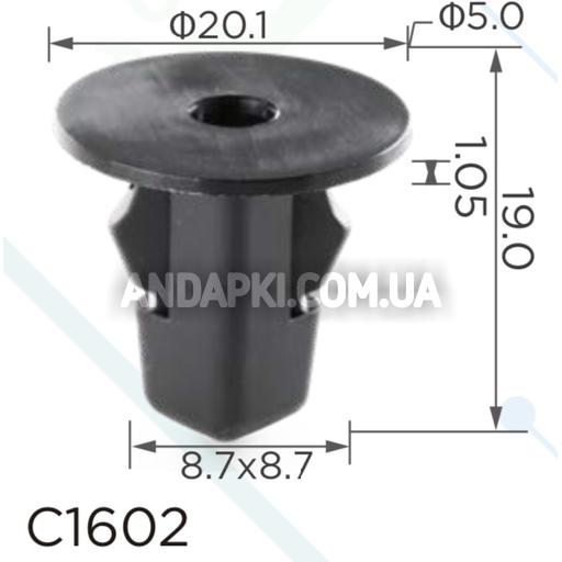 Клипса Toyota Lexus Mitsubishi MR971765 9018906065