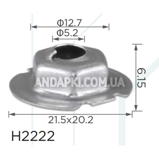 Скоба 21.5x6 VW WHT005560 крепление кронштейна бампера