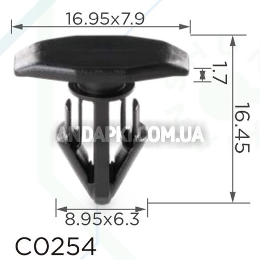 Кліпса Toyota Lexus Mitsubishi MU487004 9046710146