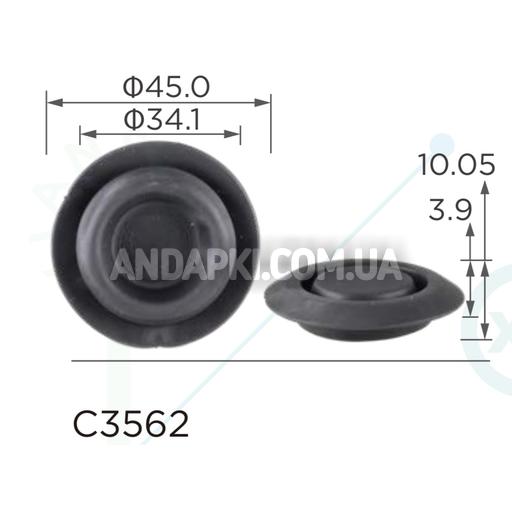 Заглушка Ø 31мм Chrysler Jeep Dodge 55177482AA кузова