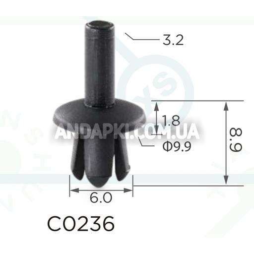 Клипса Renault Peugeot Citroen Opel Volvo Mercedes 7703072173 167935 947098 A0009902292