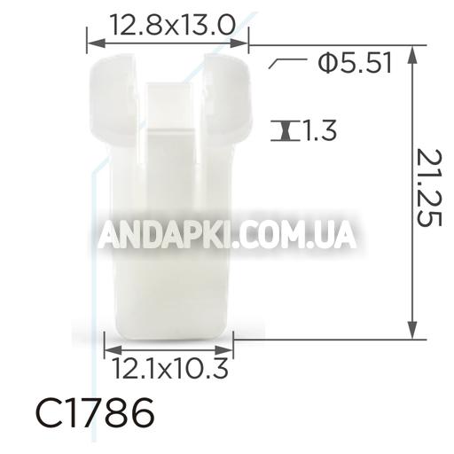Клипса Ford Opel 6549354 90BG17K657AA