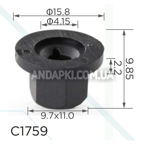 Гайка Ford Opel VW M6 90413589 180942