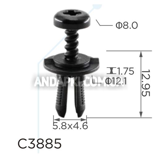 Клипса Mercedes A0009904492