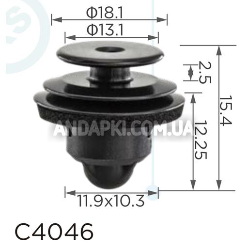 Клипса Nissan Infiniti 90825JD00A 90825-JD00A