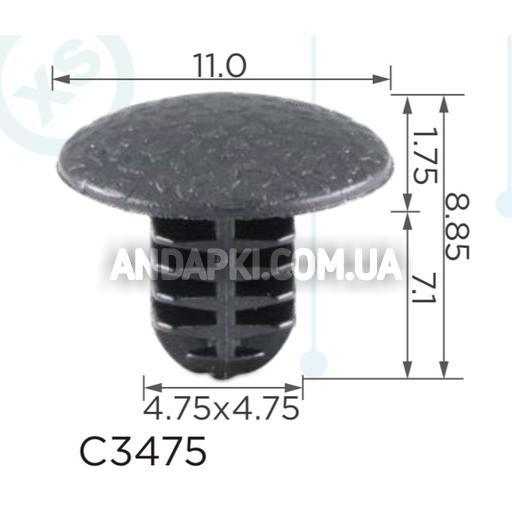 Клипса Honda Acura 90689SB0013