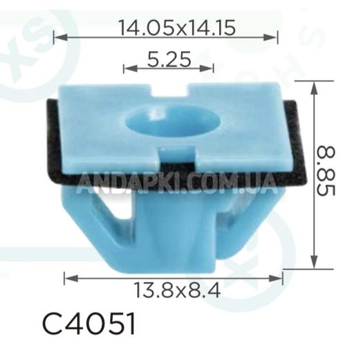 Клипса Hyundia KIA 877562F010