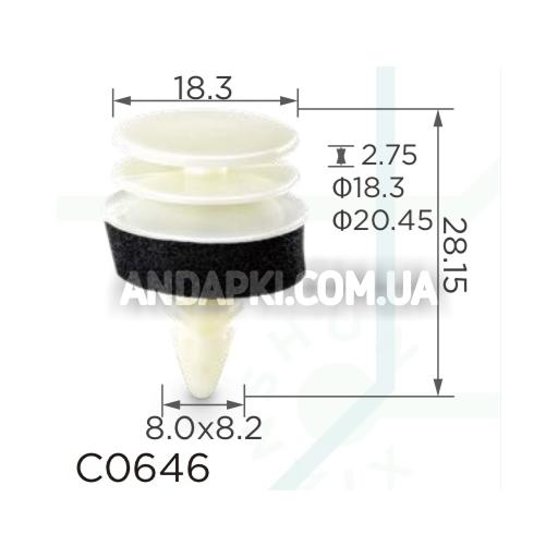 Кліпса GM Chevrolet Pontiac GMC 22646099
