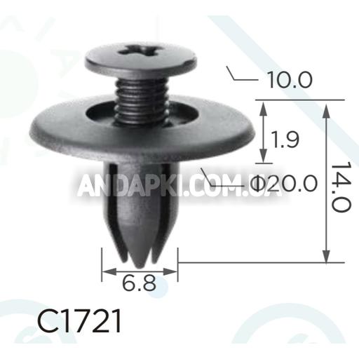 Кліпса Subaru 59122AC030