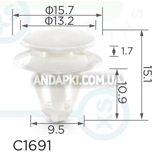 Кліпса VW Seat Skoda Audi 8E0867267