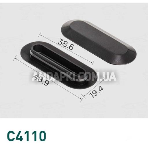 Заглушка капота Tesla 1016039-00-A пластик