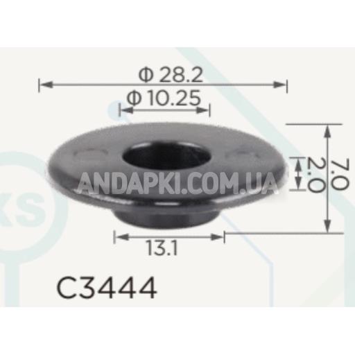 Втулка заднего бампера GM Chevrolet 15265199