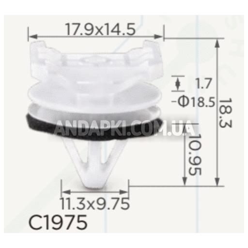 Клипса Mazda KD4551W24