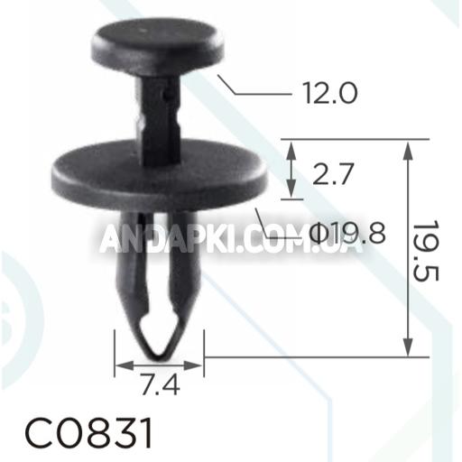 Клипса Chrysler Jeep Dodge 06506132AA