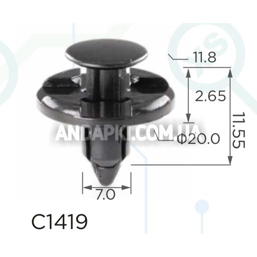 Клипса Subaru Honda Acura Nissan Inniti Mitsubishi 909140051