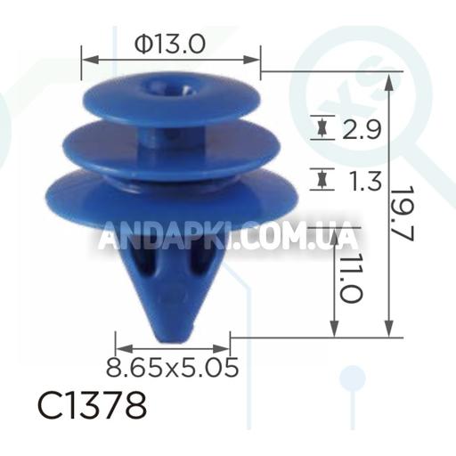 Клипса Nissan Infiniti 0155305161 обшивка дверей, багажника, салона