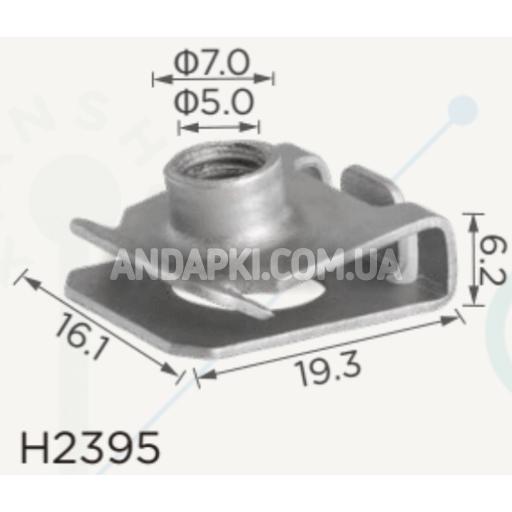 Скоба M6 Toyota Lexus 9017906349