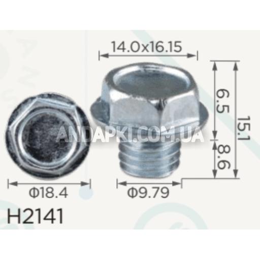 Сливная пробка M10x8.5 АКПП Toyota Lexus 9034110011