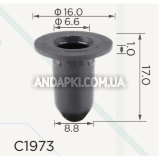Втулка молдингу Audi Seat Skoda VW 3C0853586
