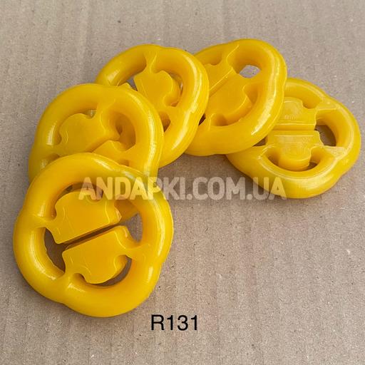 Комплект втулок кріплення глушника ВАЗ 2108-09 поліуретан Жовтий