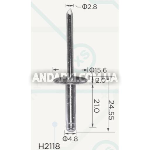 Заклепка 4.8x23 GM