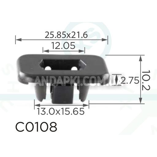 Кліпса Nissan Infiniti 6238030F00 62380U7400 62325R8000