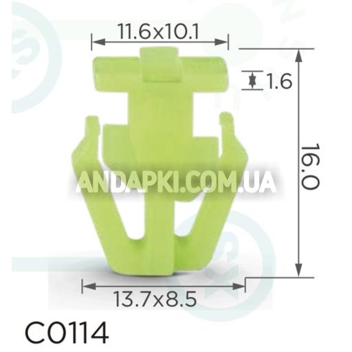 Кліпса Acura Honda 91501SG0003 75328SH3A01 75329SH4013