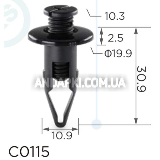 Кліпса Honda Acura Hyundai 91502SM4000 91502SN4000