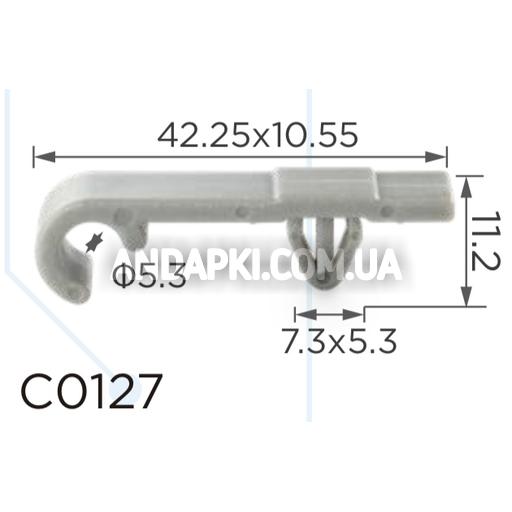 Кліпса проводки Honda 91512SE0003