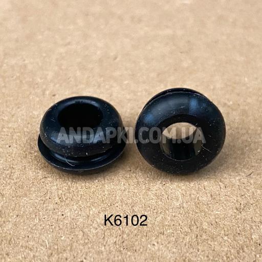 Резиновая втулка 6*10*2