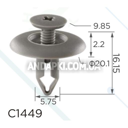 Кліпса Honda 90677SL0003 90802PR7A01