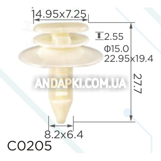 Кліпса GM Ford Daewoo Chrysler Chevrolet Buick GMC Hummer Oldsmobile Opel Pontiac Saturn 20421800 15600382 10073833 15588024 15596301