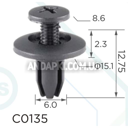 Кліпса Kia Honda Nissan Isuzu Acura Infinity 90684SA50030 90684SA5003 1099830880 KK37668865 8942981190